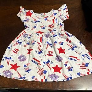 NWOT new 4th of July baby toddler dress 12 - 18 mos